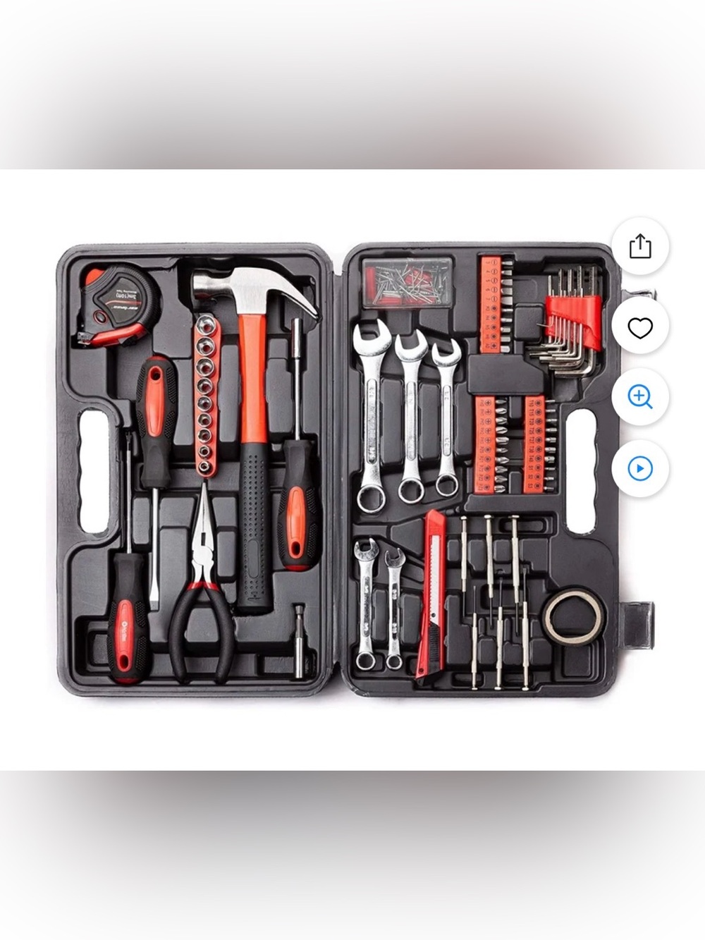 Cartman 148 Piece Tool Set General Home Household Hand Tool Kit